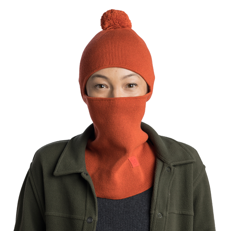 > 버프® > 라이프스타일 형태별 > Balaclava > Knitted > B/L.Bl NILAN - Orangr Red (132320.402.10) 