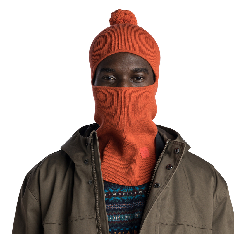 > 버프® > 라이프스타일 형태별 > Balaclava > Knitted > B/L.Bl NILAN - Orangr Red (132320.402.10) 